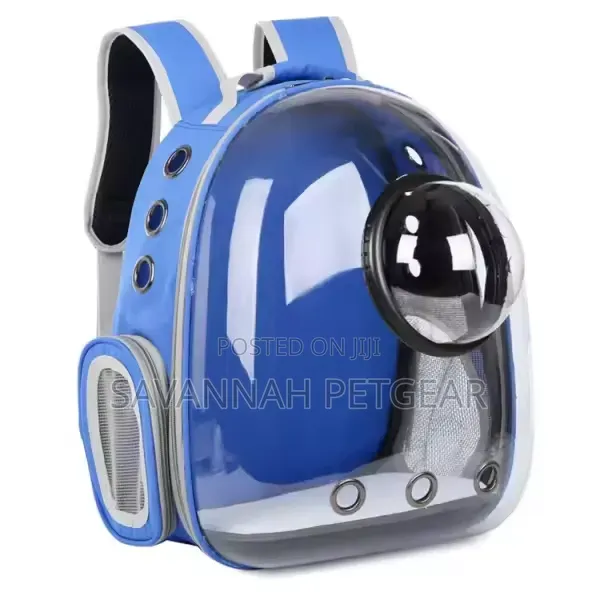 Transparent Space Capsule Pet Carrier Backpack for Small Cats and Dogs