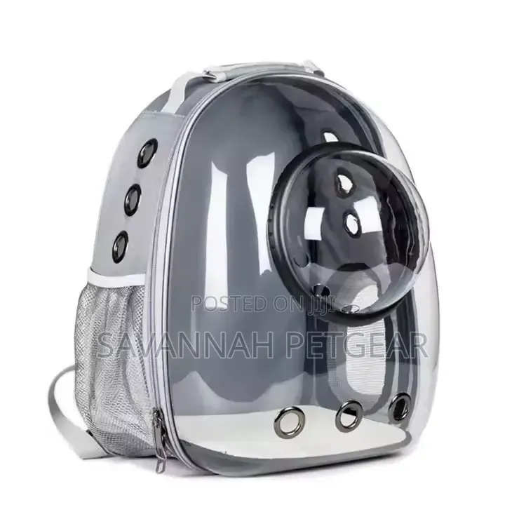 Transparent Space Capsule Pet Carrier Backpack for Small Cats and Dogs