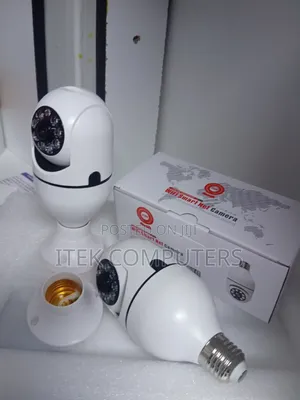 V380 Pro Single Lens Bulb Camera for Apartment Security