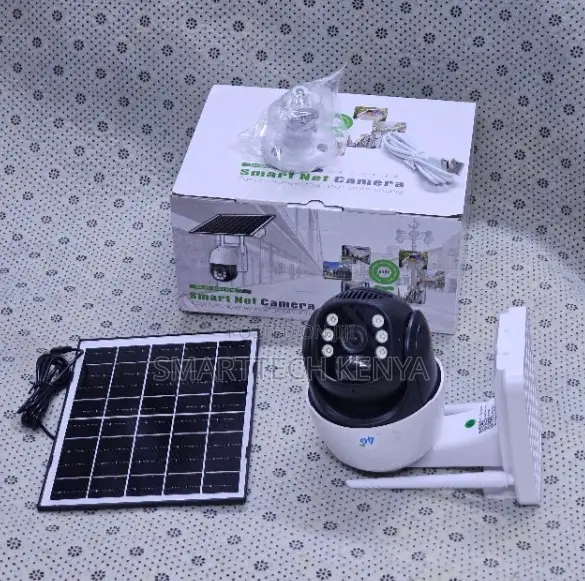 4G Solar CCTV Camera With 8W Solar Panel and Rechargeable Battery
