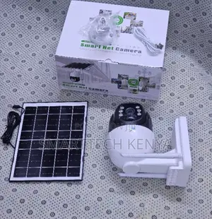 V380 4G LTE Solar Security Camera - Single Lens Pan Tilt Motion Alarm