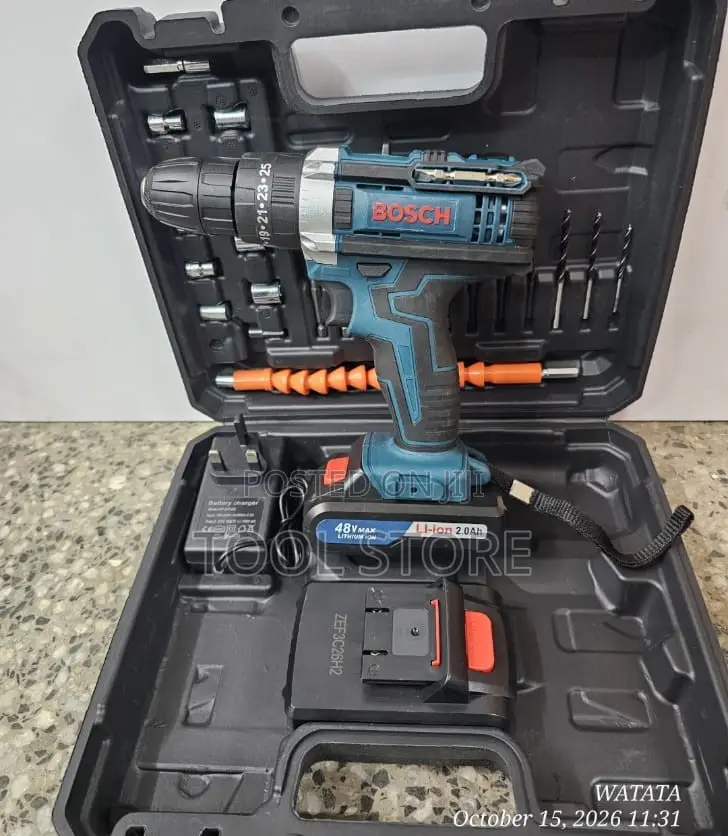 Bosch 48V Cordless Drill Set/Rechargeable Cordless Drill Kit