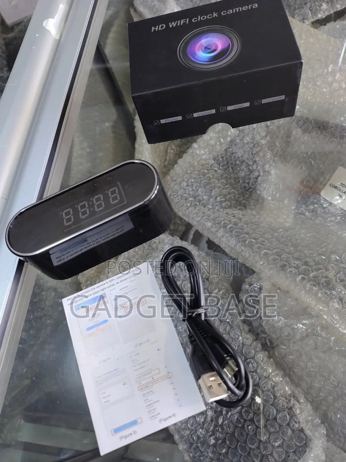 HD WiFi Clock Camera – Remote Viewing & Security Camera