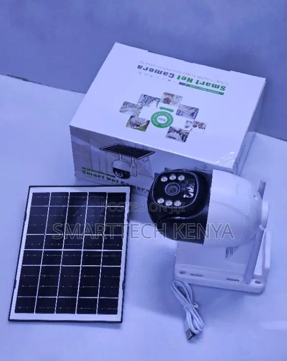 V380 4G Solar PTZ Camera Single Lens Outdoor Camera With Solar Panel