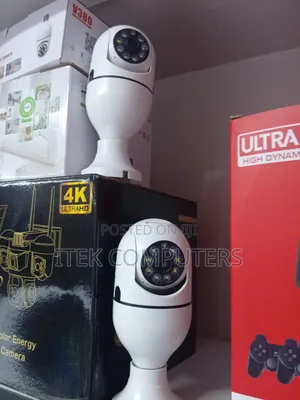 V380 Pro Smart Bulb Camera for Improved Room Surveillanc