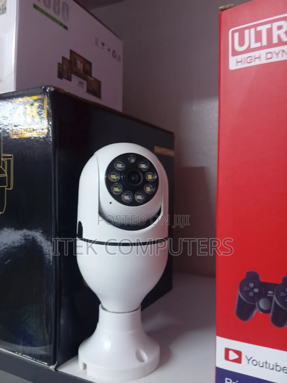 V380 Smart CCTV Bulb Camera With Wireless Wi-Fi Connectivity