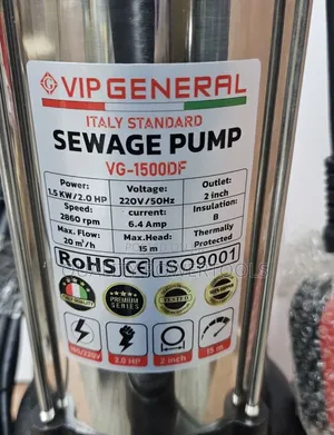 2hp Sewage Submersible Water Pump-Assured