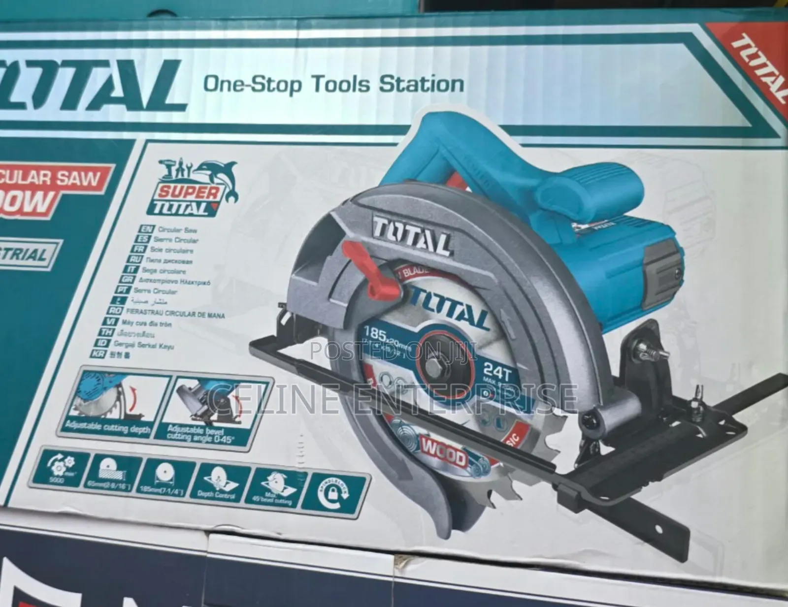 1200W Portable Handheld Circular Saw