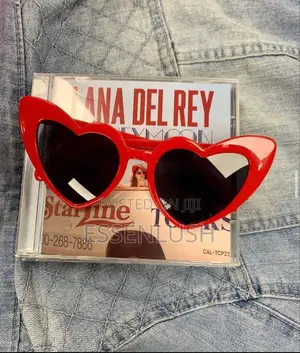 Red Heart Shape Sunglasses – Stylish Red Fashion Shades