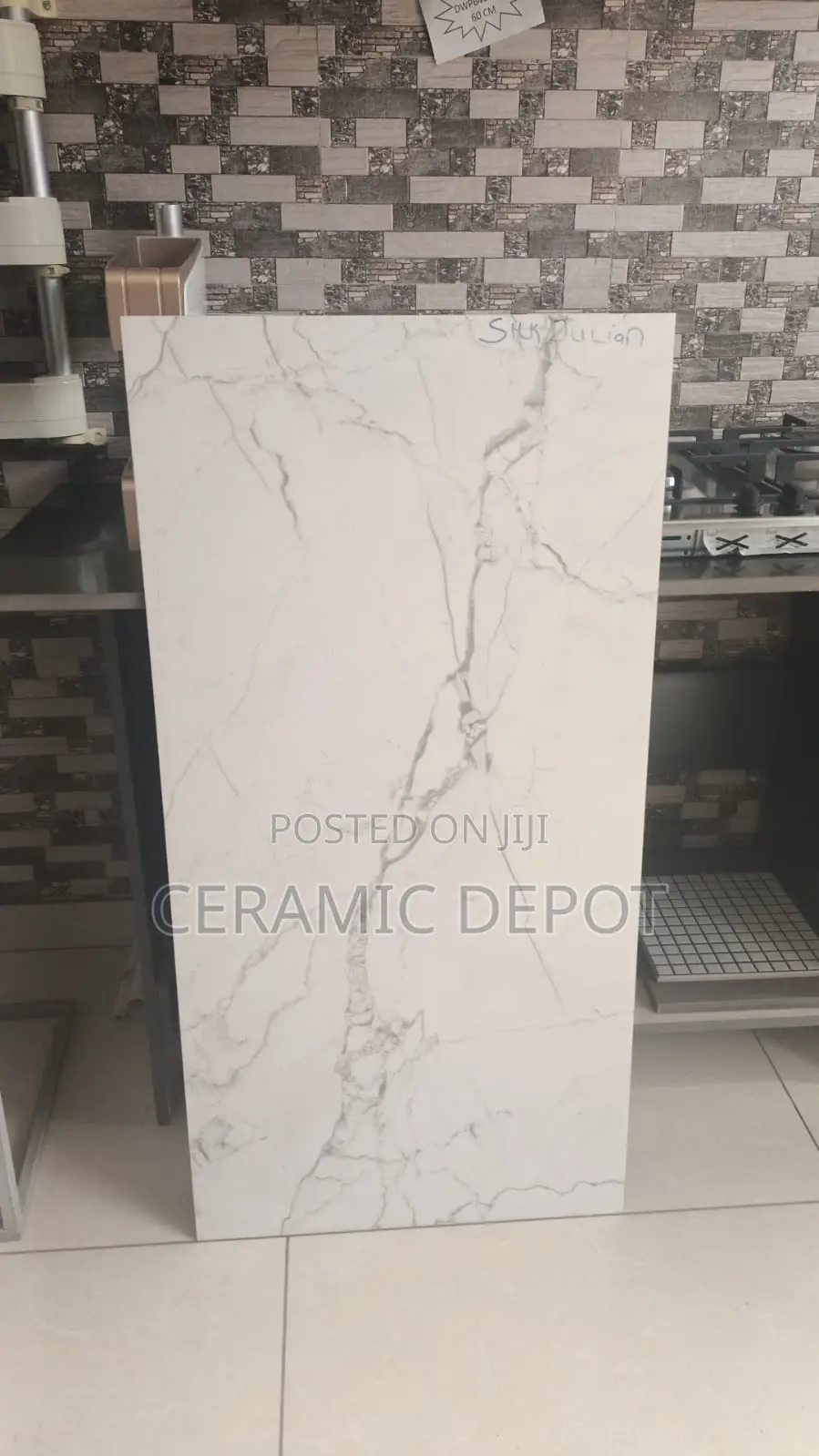 Silk Julian Grey Matt Tiles 60x120 silk.j.grey