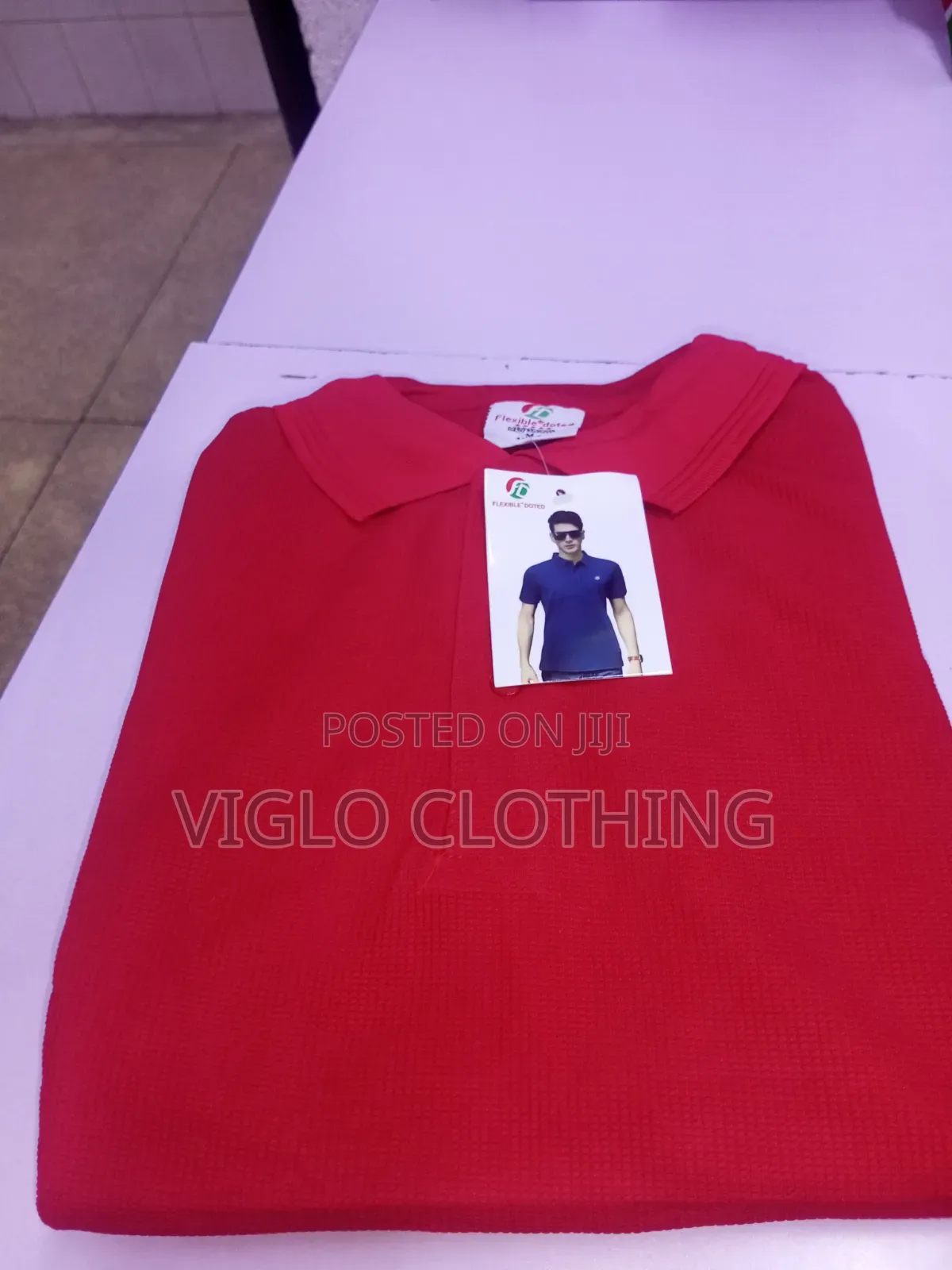 Dotted Quality Poloshirts Available