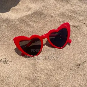 Red Heart Shape Sunglasses – Stylish Red Fashion Shades