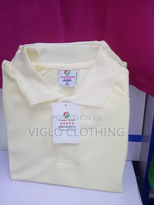 Dotted Cream Plain Poloshirts Available
