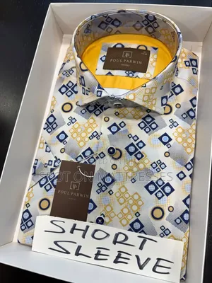 Poul Parwin Short Sleeve Shirts for Men. Sizes S - 3XL. We Deliver!