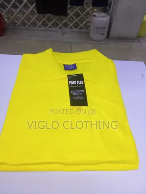 Yellow Plain Colourful Poloshirts Available