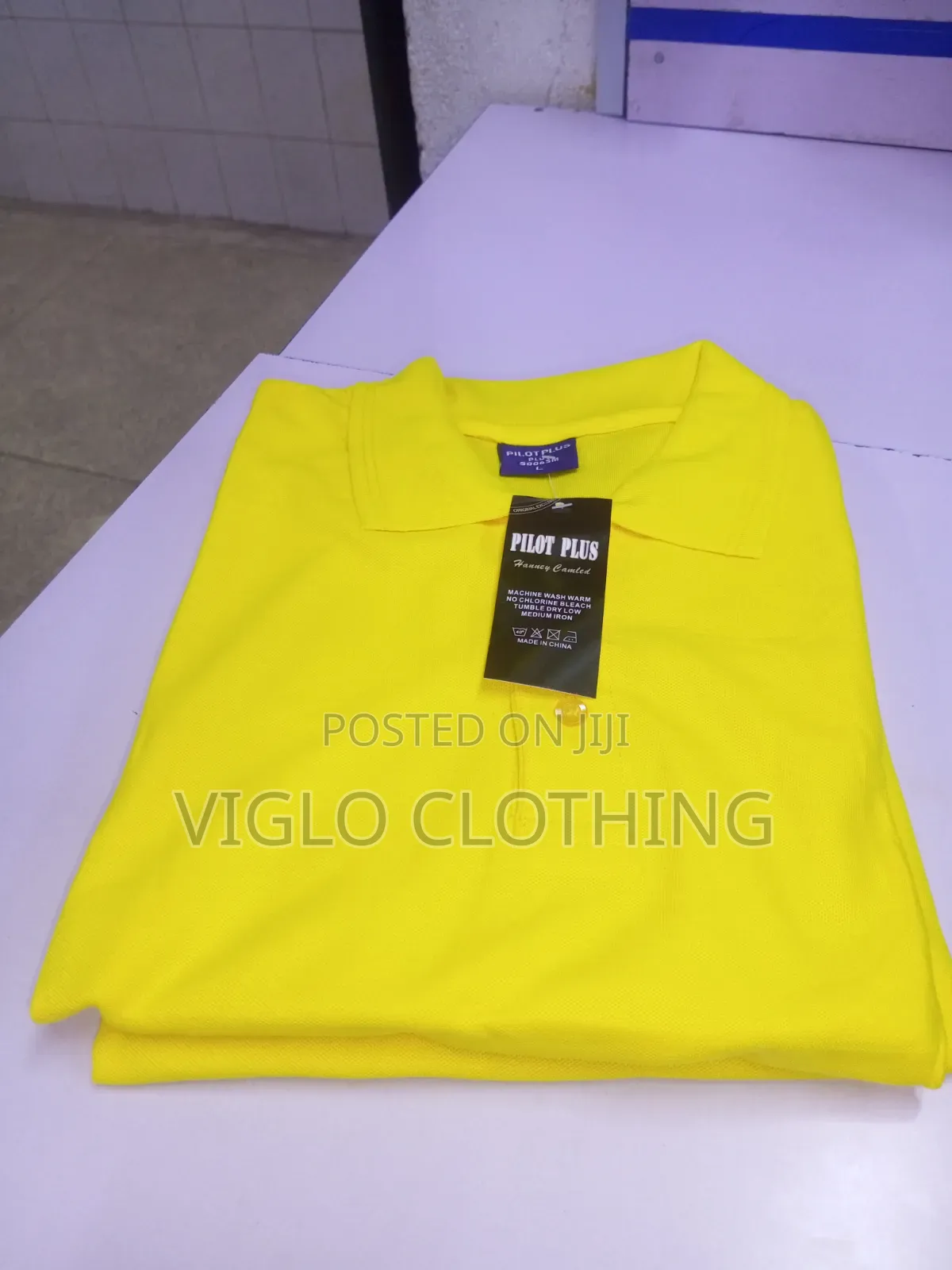 Yellow Plain Colourful Poloshirts Available
