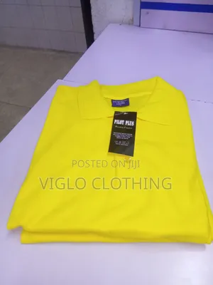 Yellow Plain Colourful Poloshirts Available