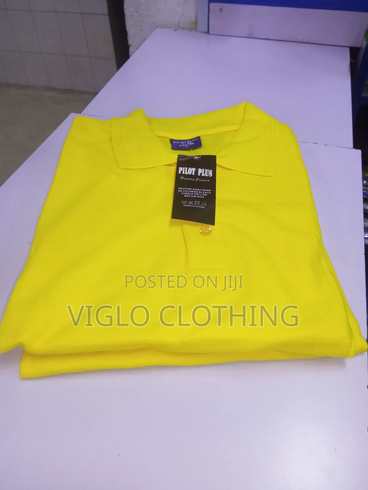Yellow Plain Colourful Poloshirts Available