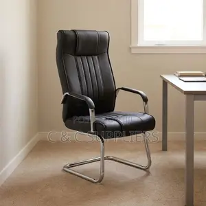 High Back Leather Reception Chair