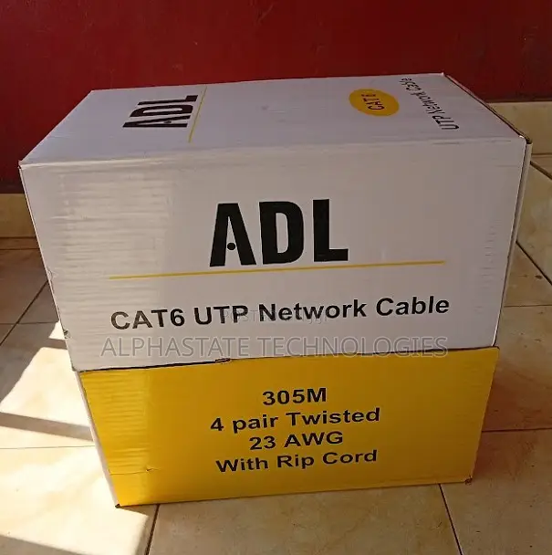 Adl Cat.6 Utp Network Cable 305 Meters 23awg