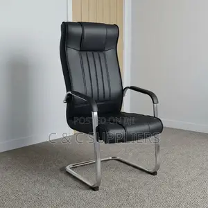 High Back Leather Reception Chair