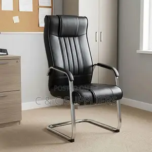 High Back Leather Reception Chair