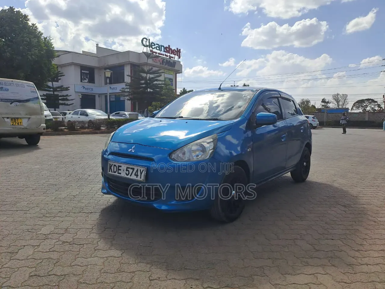 Mitsubishi Mirage DE 4dr Hatchback (1.2L 3cyl 5M) 2014 Blue
