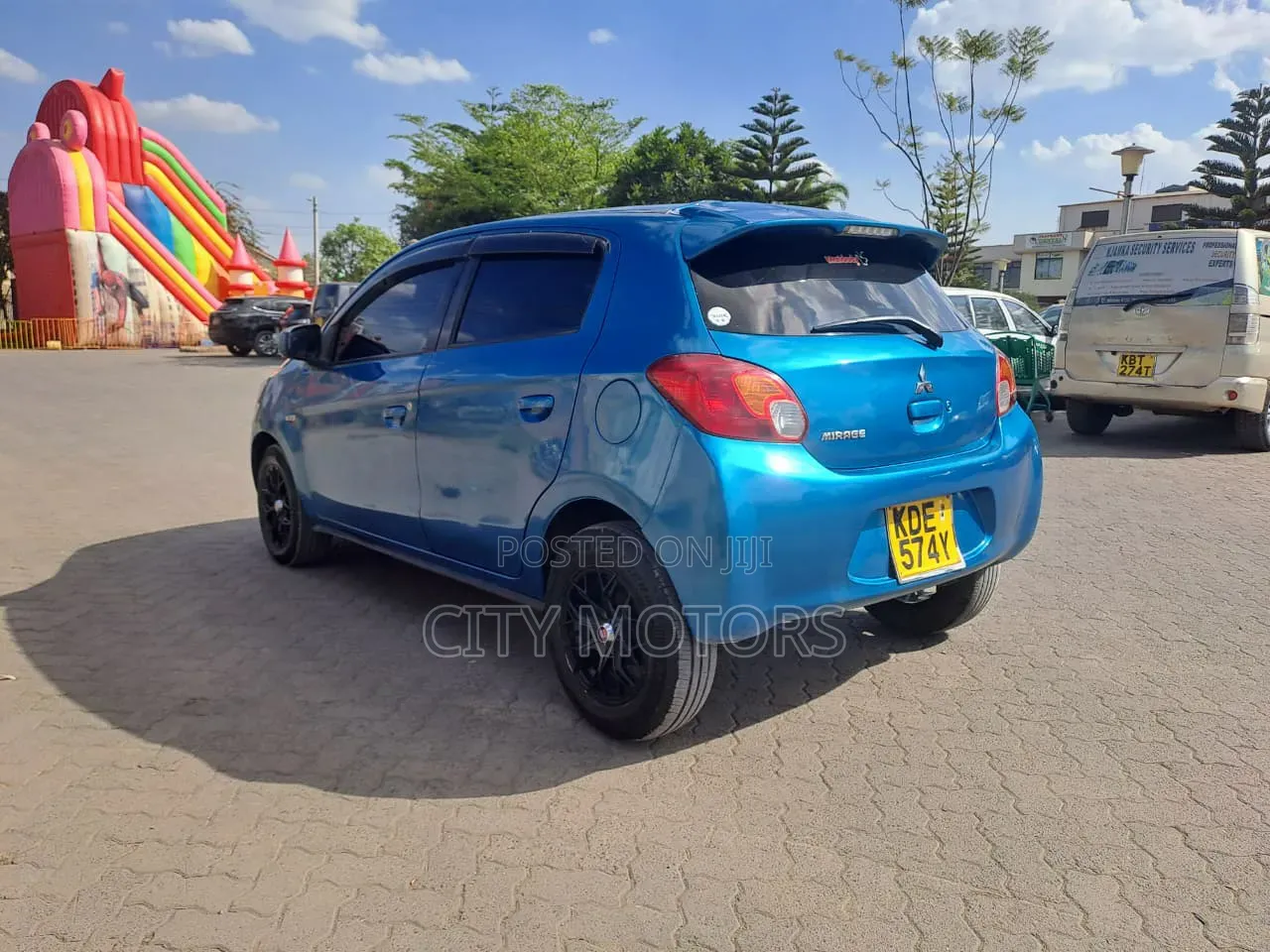 Mitsubishi Mirage DE 4dr Hatchback (1.2L 3cyl 5M) 2014 Blue