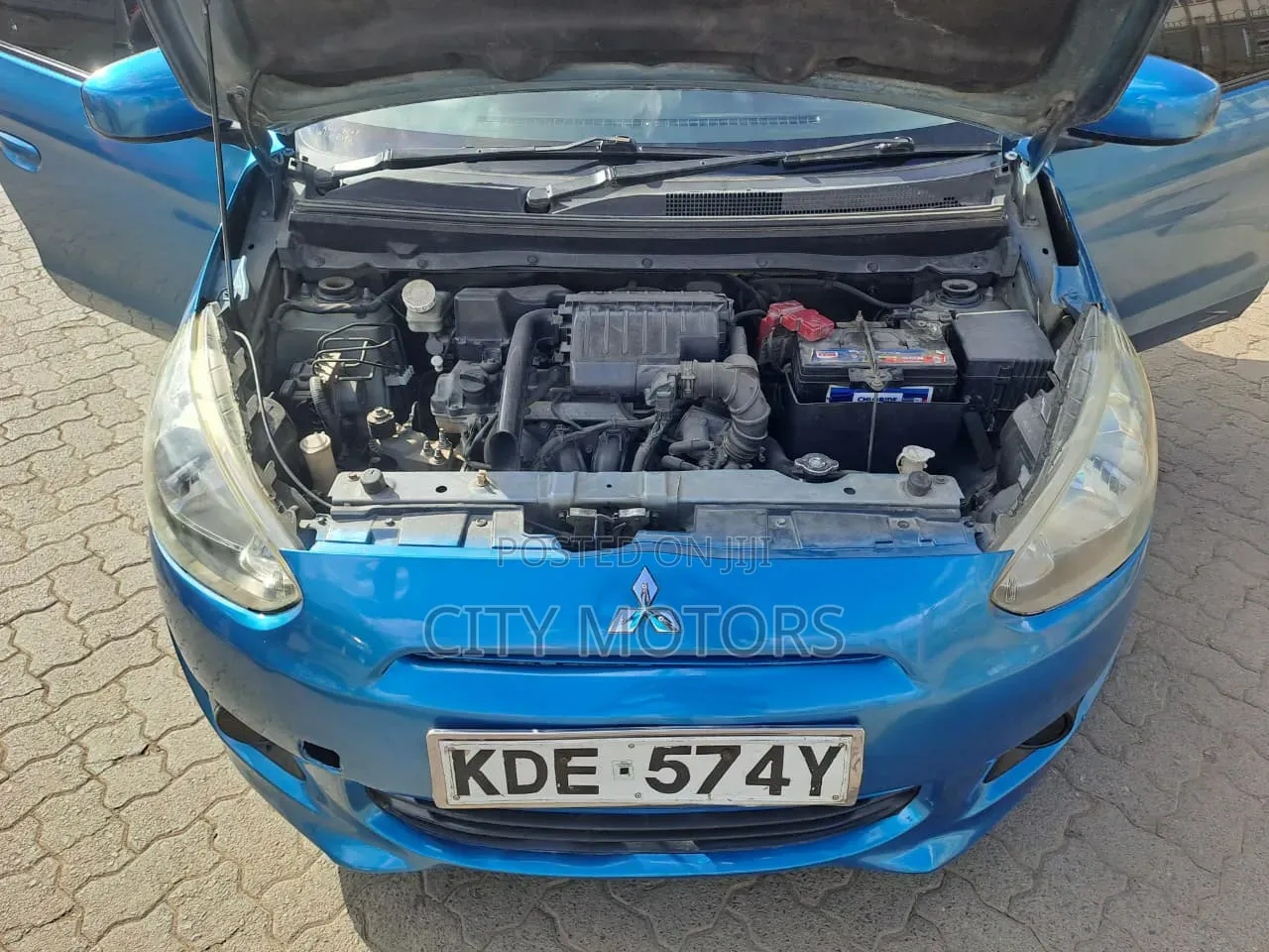 Mitsubishi Mirage DE 4dr Hatchback (1.2L 3cyl 5M) 2014 Blue