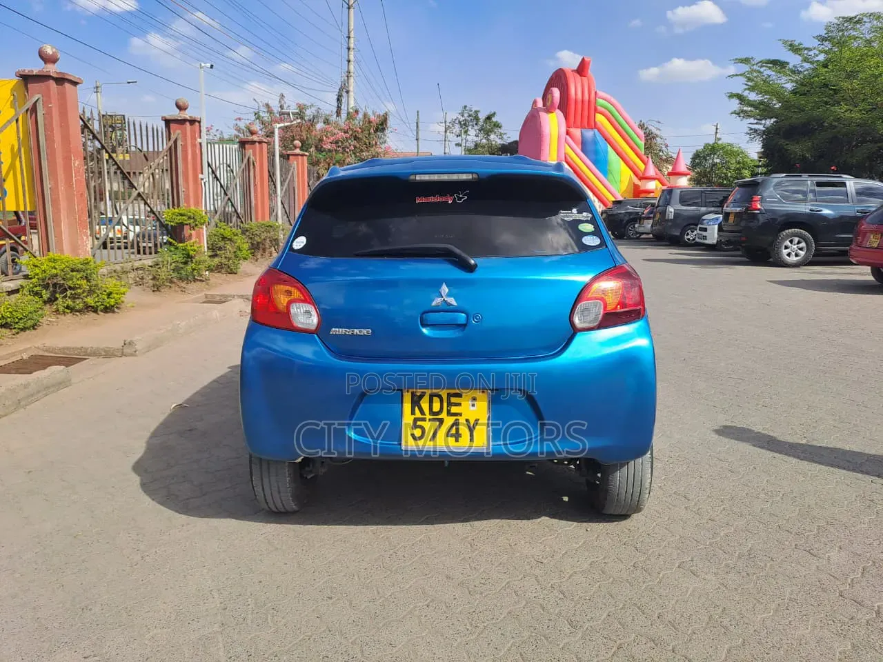 Mitsubishi Mirage DE 4dr Hatchback (1.2L 3cyl 5M) 2014 Blue