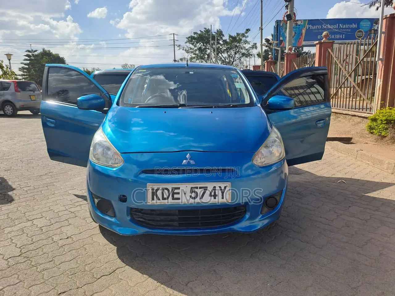 Mitsubishi Mirage DE 4dr Hatchback (1.2L 3cyl 5M) 2014 Blue