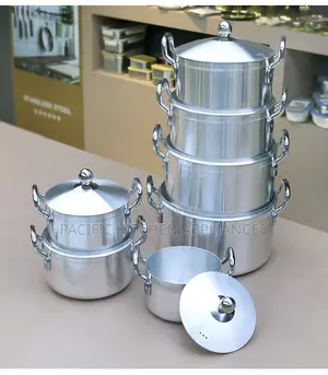 14 PCS Aluminum Casserole Pots Sets Cooking Cookware Sets