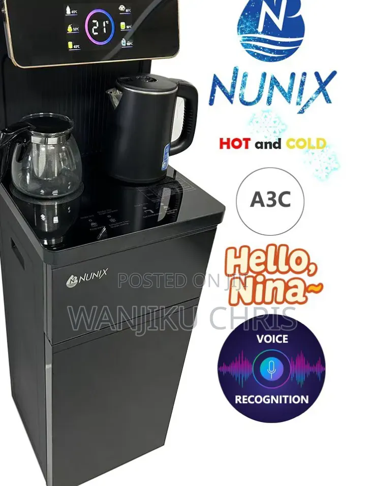 Nunix Bottom Load Dispenser Hot and Cold A3C With Voice