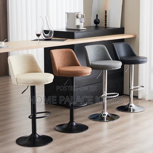Bar Stool; Modern Adjustable Bar Stool for Stylish Kitchen Islands - thumbnail 4