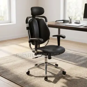 Dual Leather Orthopedic Office Chair