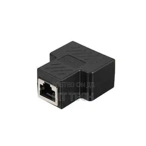 Rj45 Splitter Adapter Connector 1 to 2 Female Ports