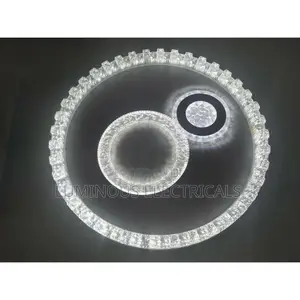 Exclusive Planetary Round LED Crystal Ceiling Light
