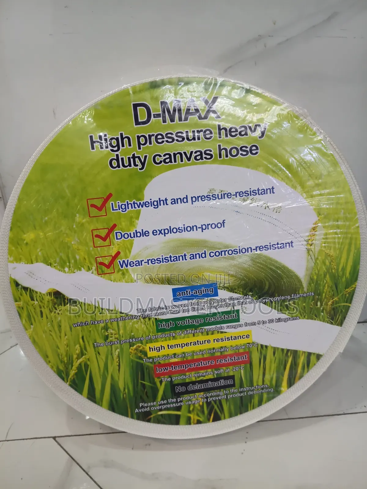2 Inch D Max Canvas Hose 100 Metres