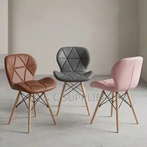 Padded Armless Dining Eames Chair.