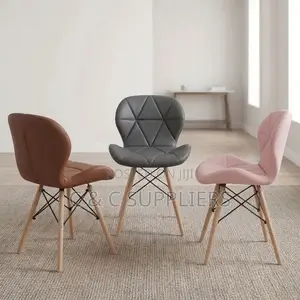 Padded Armless Dining Eames Chair.