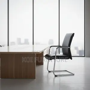 Reception High Chairs | Non Adjustable Leather Office Chair