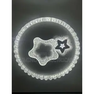 High-End Star Multi-Ring LED Crystal Ceiling Bracket Lamp
