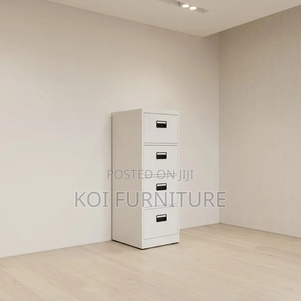 Four Drawers | With 4 Key Lockable Cabinet