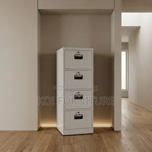 Four Drawers | With 4 Key Lockable Cabinet