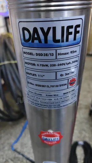 Dayliff Submersible Pump 1hp