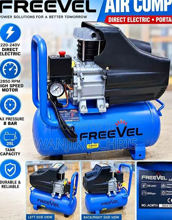 Corded FreeVel Air Compressor 25L