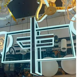 High-End Interlocking Rectangular LED Ceiling Bracket Lamp