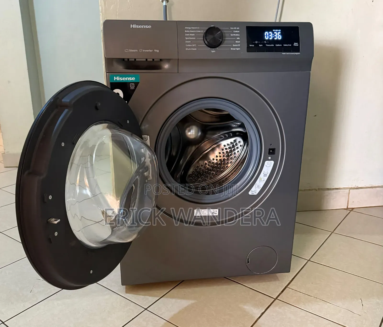 Hisense WFQP9014EVMT 9kg Front Loader