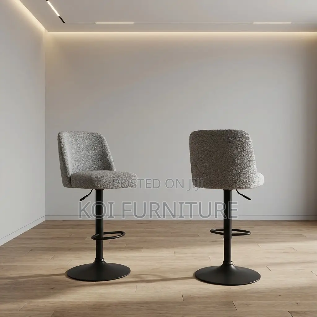 Adjustable Barstools | Swivel Comfy Leather Back Support Barstools