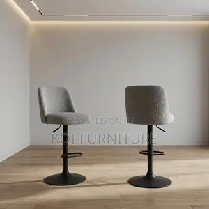 Adjustable Barstools | Swivel Comfy Leather Back Support Barstools